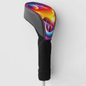 Surrealer Alien-Sonnenuntergang Golf Headcover (angewinkelt)