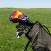 Surrealer Alien-Sonnenuntergang Golf Headcover (In SItu)