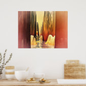 Surrealer Canyonscape Poster (Küche)
