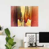 Surrealer Canyonscape Poster (Heimbüro)