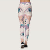 Surrealer Dreamcore-Textur – Nahtloses Ätherisches Leggings (Rückseite)