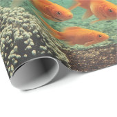 Surrealer Eingang in der Wüste mit Unterwasser Geschenkpapier (Rolleneckpunkt)