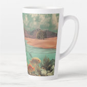 Surrealer Eingang in der Wüste mit Unterwasser Milchtasse (Rechts)