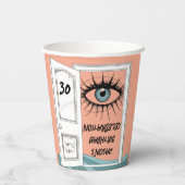 Surrealer Geburtstag, 30. Surrealismus Pappbecher (Rückseite)