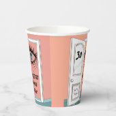 Surrealer Geburtstag, 30. Surrealismus Pappbecher (Links)