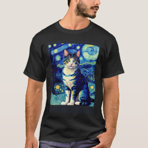 Surrealer impressionistischer Katzen-Impressionism T-Shirt
