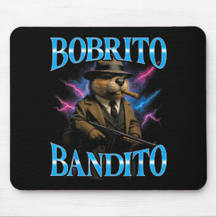 Surrealer italienischer Brainrot-Meme-Bobrito-Band Mousepad