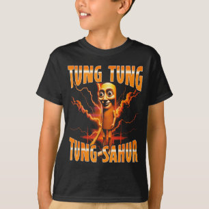 Surrealer italienischer Brainrot-Meme Tung Tung Tu T-Shirt