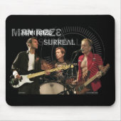 surrealer Mann raze Mausunterlage Mousepad (Vorne)
