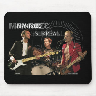 surrealer Mann raze Mausunterlage Mousepad