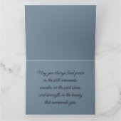 Surrealer Monsun über ruhiger Meeresküste Karte (Innenseite)