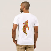 Surrealer Neon-Tiger T-Shirt (Schwarz voll)