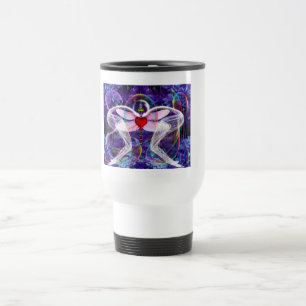 Surrealer psychedelischer Libellen-Flieger Reisebecher