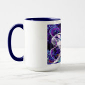 Surrealer psychedelischer Libellen-Flug Tasse (Links)