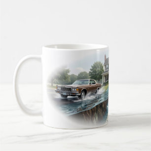 Surrealer Reichtum und Zeitablauf-Traum-Tasse Kaffeetasse