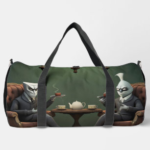 Surrealer Teetime auf der seltsamen Seite. 11 Duffle Bag