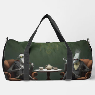 Surrealer Teetime auf der seltsamen Seite. 14 Duffle Bag