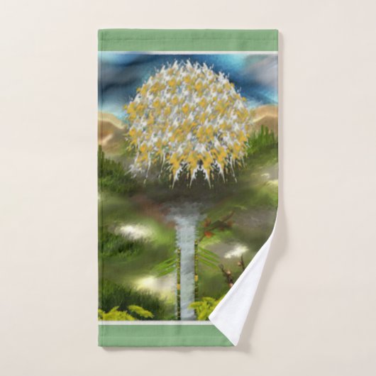 Surrealer Traum der Lüster Badhandtuch Set (Handtuch)