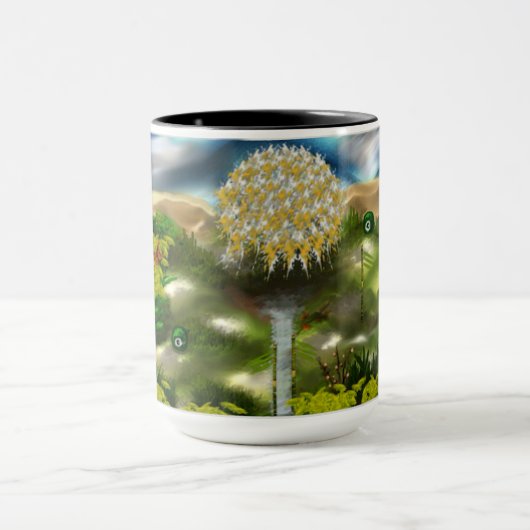 Surrealer Traum der Lüster Tasse (Zentrum)