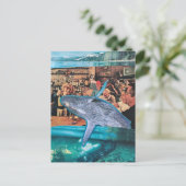 Surrealer Wal der Zeit  Postkarte (Stehend Vorderseite)