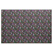 surrealer Weltraum-Disco-Katzen-Alien-UFO-Leopard Stoff (Yard (91,4 cm))