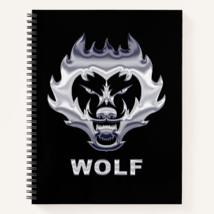 Surrealer Wolf Notizblock