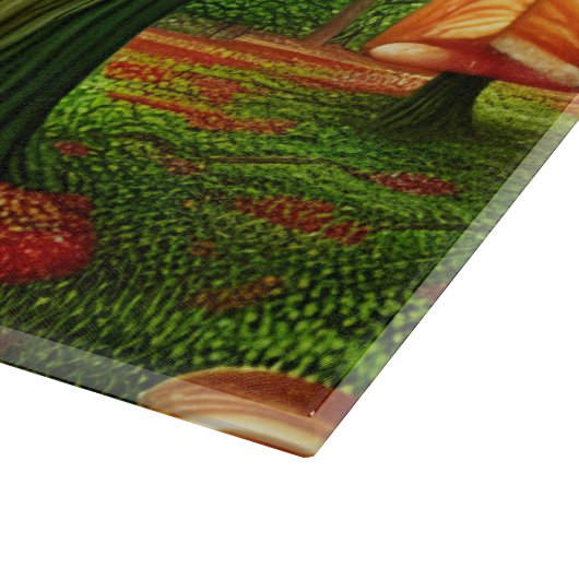 Surreales Baumhaus im Wald Schneidebrett (Ecke)