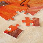 Surreales Cello mit musikalischen Anmerkungen Puzzle (Seite)