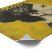 Surreales Haar mit winzigen Leuten Poster (Ecke)