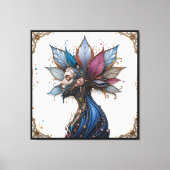 Surreales Portrait Leinwanddruck (Vorderseite)