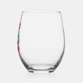 Surreales Puzzle gegenüber Stemless Wine Glass Weinglas Ohne Stiel (Links)