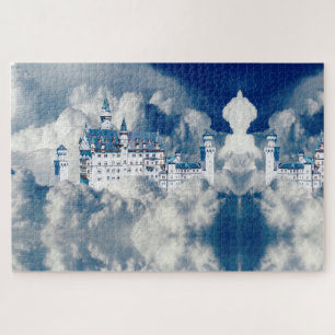 Surreales Schloss in den Wolken Puzzle
