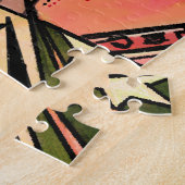 Surrealismus Art Faces Puzzle (Seite)