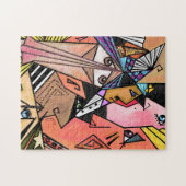 Surrealismus Art Faces Puzzle (Horizontal)