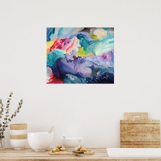 Surrealismus Color Poster (Küche)