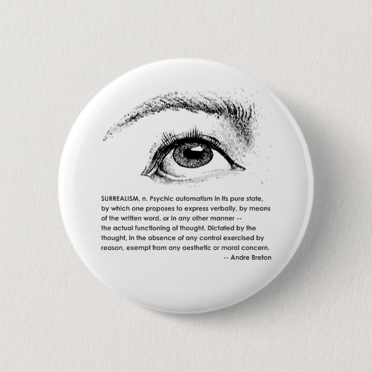 Surrealismus definiert button (Vorderseite)