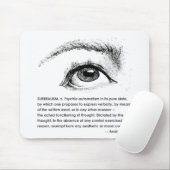 Surrealismus definiert mousepad (Mit Mouse)