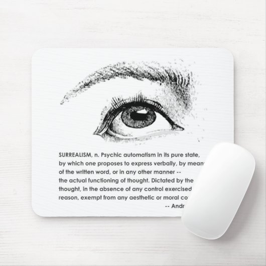 Surrealismus definiert mousepad (Mit Mouse)