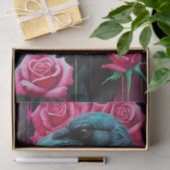 Surrealismus-Dekoupage von Surrealismus und Rose Seidenpapier (Geschenk)