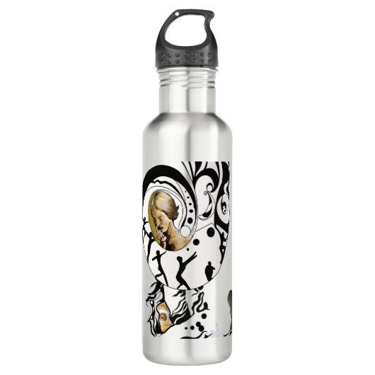 Surrealismus Inspiriert Digital Art Tumbler: Perfe Edelstahlflasche (Vorderseite)