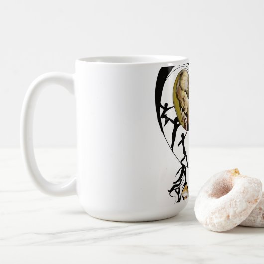 Surrealismus Inspiriert Digital Art Tumbler: Perfe Kaffeetasse (Mit Donut)