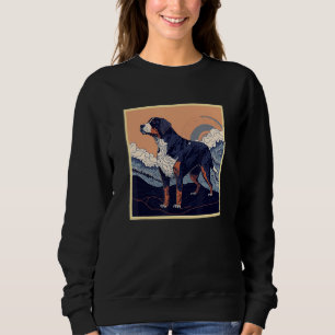 Surrealismus Japanische Malerei Greater Swiss Moun Sweatshirt