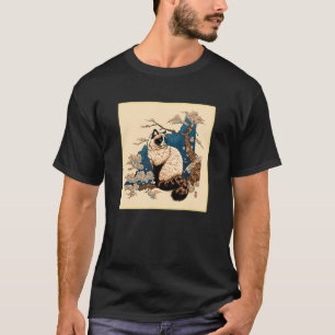 Surrealismus Japanische Malerei Ragdoll-Katze T-Shirt