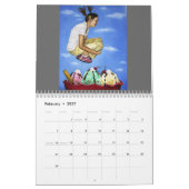 Surrealismus mit Leuten 2013 Kalender (Feb 2027)