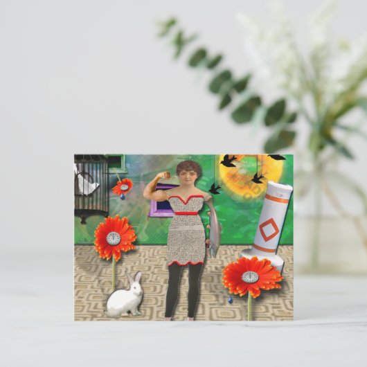 Surrealismus Postkarte (Stehend Vorderseite)