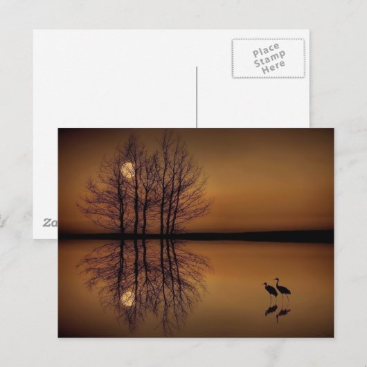 Surrealismus-Postkarte Postkarte (Vorne/Hinten)