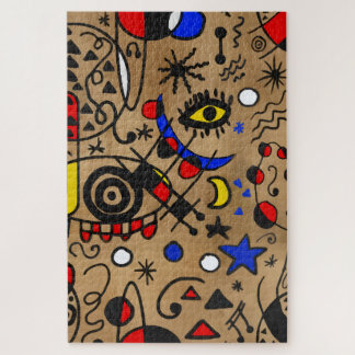 Surrealismus-Stil Puzzle