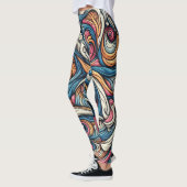 Surrealismus Thema Muster Leggings (Links)