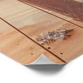 Surrealist Art mit Blume & Vögeln Poster (Ecke)