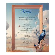 Surrealist Art mit Blume & Vögeln